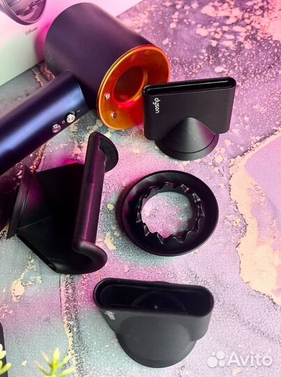 Фен Dyson HD05 синий/медный