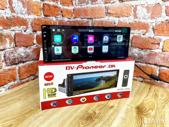 Магнитола android 1 din с экраном