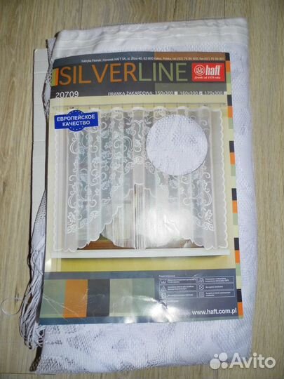 Штора из ажурного тюля