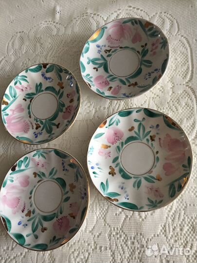 Чашка с блюдцем лфз, б\у