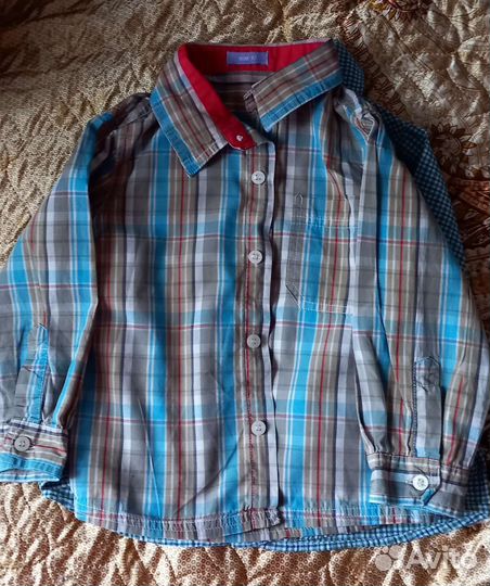 Рубашка на мальчика 92