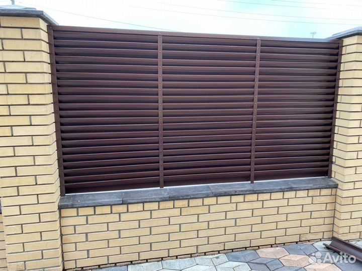 Забор из жалюзи