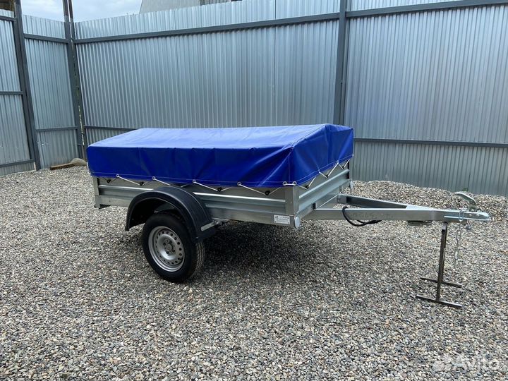 Прицеп цм комби 2*1,3 тент 21 см, без колес