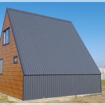 А-фрейм 6/6 м - каркасный дом, Краснодар