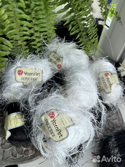 Пряжа новая травка акрил