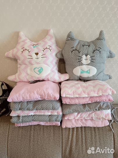 Бортики в детскую кроватку