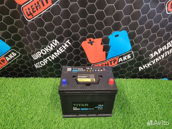 Аккумулятор titan classic asia 70 Ah