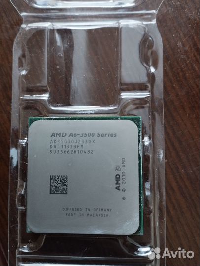 Cpu амд А6-3500