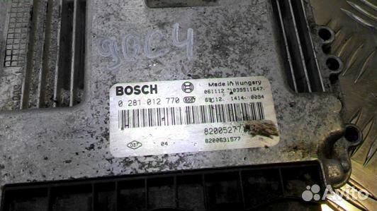 Блок управления двс renault laguna 2 (90C04PC01)