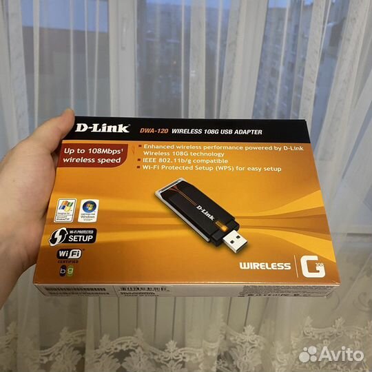 Usb wifi адаптер d-link dwa 120 wireless 108g usb