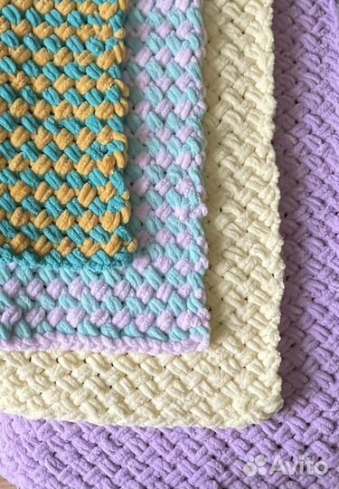 Плюшевый Плед для новорожденных 80*80