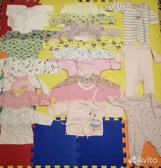 Детские вещи пакетом на девочку 56-74