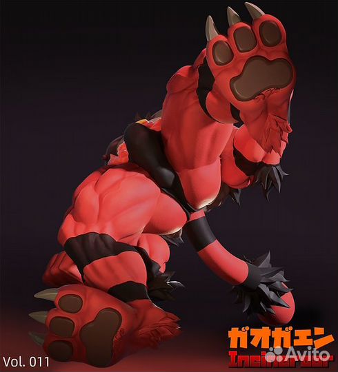 Статуя Incineroar