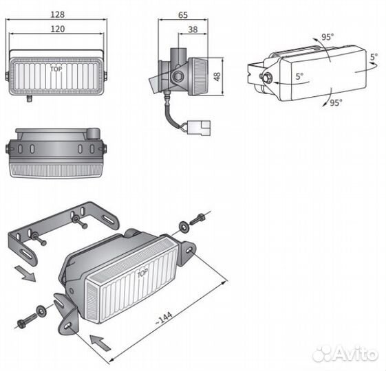 Противотуманная фара HM3.26401 Wesem