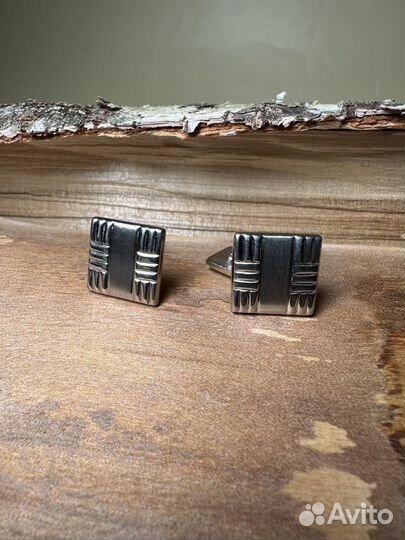 Запонки серебряные 925 пробы