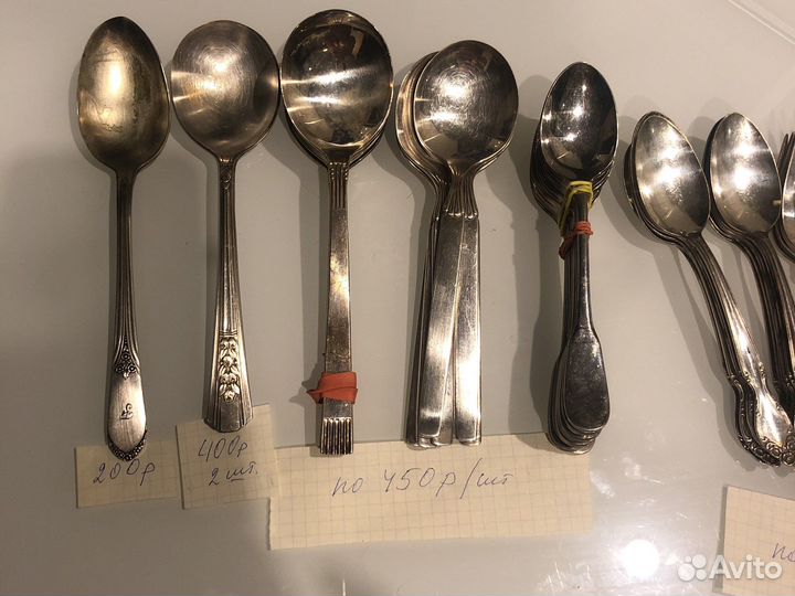 Столовые приборы из мельхиора