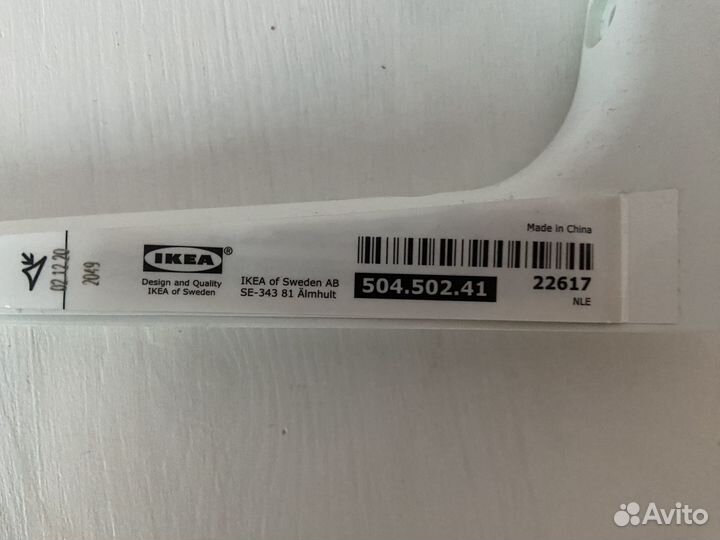 Уголок для крепления полки