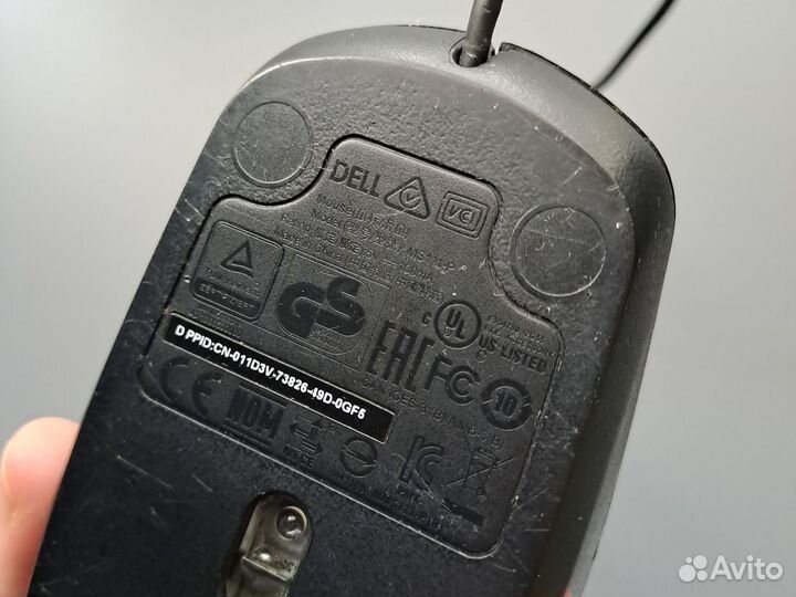 Компьютерная мышь проводная Dell Logitech 2 шт