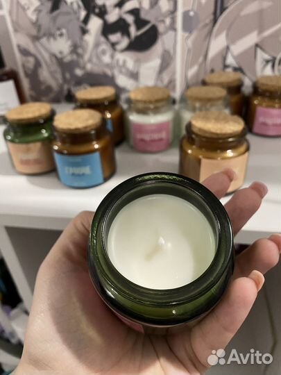 Свечи ручной работы из натурального воска