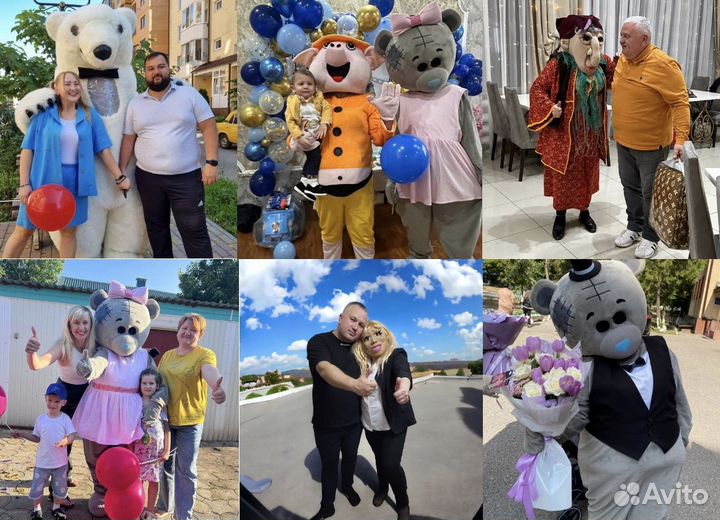 Аниматор Мишка Тедди на праздники и мероприятие