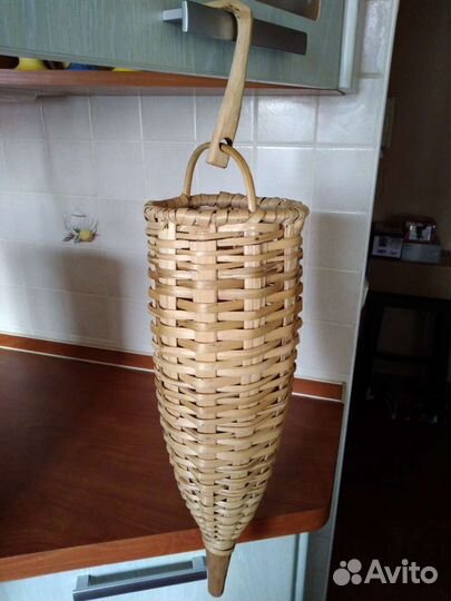 Корзина плетеная подвесная или панно в подарок