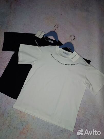 Футболка женская оверсайз 42-46