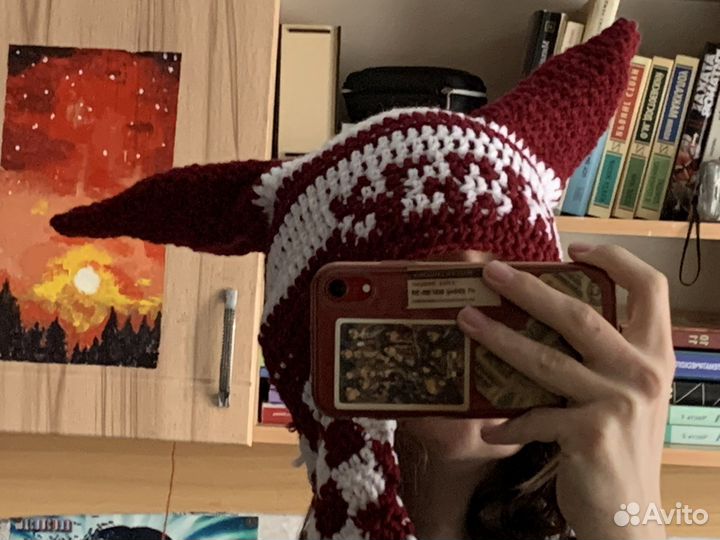 Шапка с ушами crazy