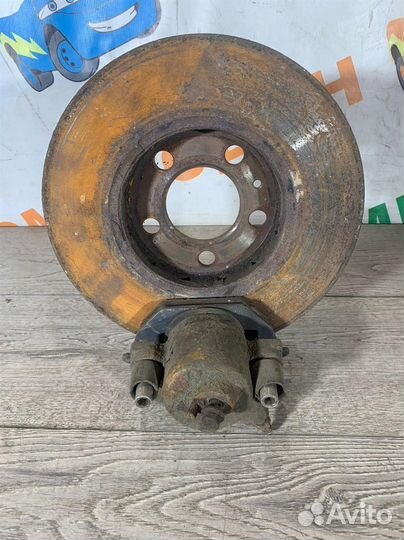 Суппорт передний левый с диском Skoda-Шкода Fabia