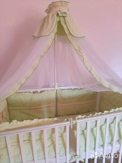 Бортики в детскую кроватку