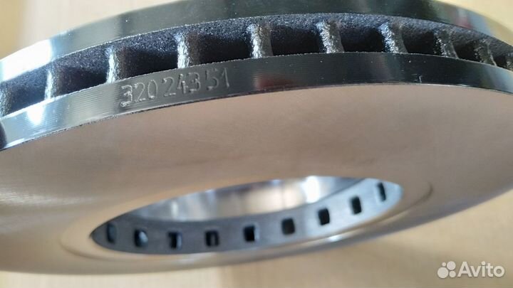 Диск тормозной передний Isuzu D-MAX M-UX 2020+