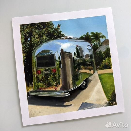 Рисую картины маслом