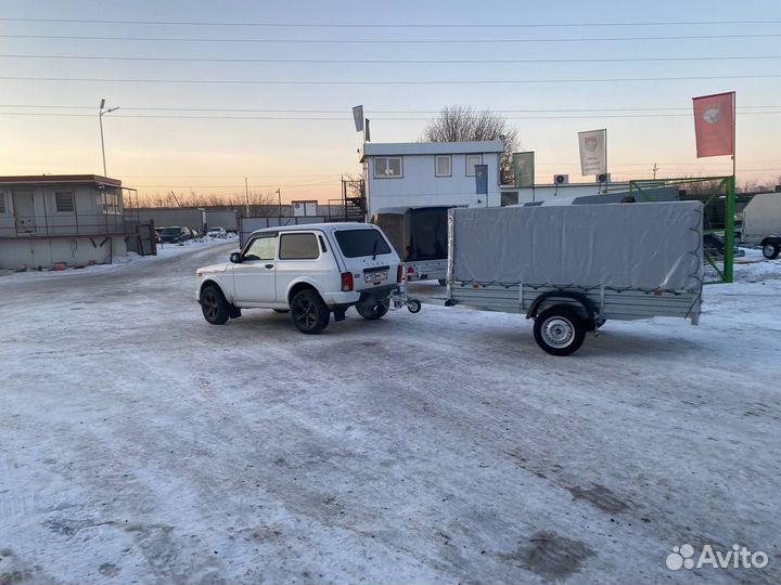 Прицеп для перевозки стройматериалов, снегоходов