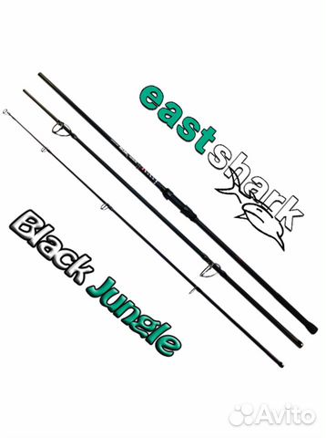 Карповое уд EastShark Black Jungle 3.75lb 3,9м 3x