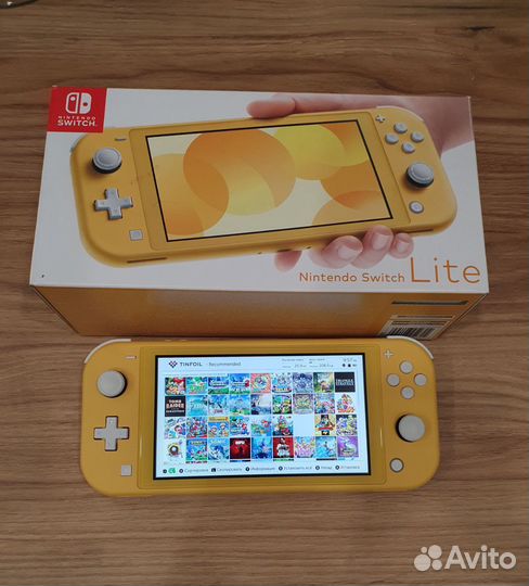 Nintendo switch lite прошитая 256gb