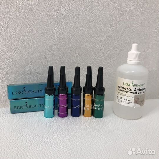 Хна для бровей eco beauty
