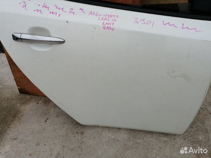 Дверь задняя правая Nissan Leaf AZE0