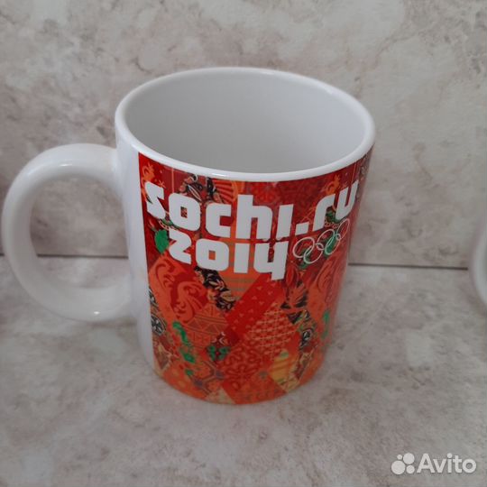 Кружки с символикой олимпиады Сочи 2014г