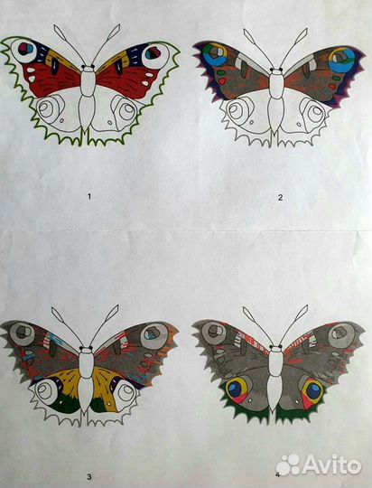 Остатки от набора для вышивания гладью