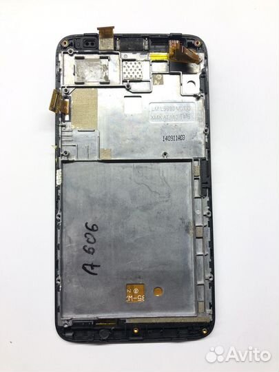 Дисплей в рамке lenovo A606