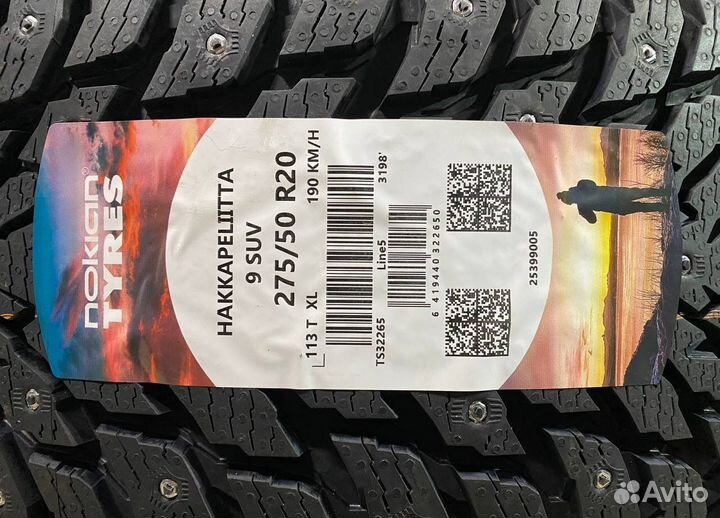 Nokian Tyres Hakkapeliitta 9 SUV 275/50 R20