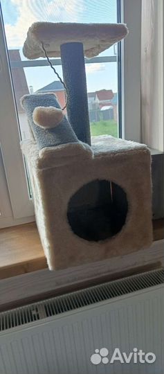 Домик для кошки с когтеточкой