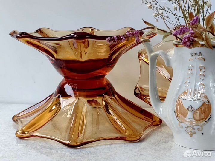 Ваза цветное стекло