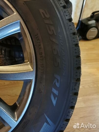 Колеса в сборе r17 зимние 5 114.3