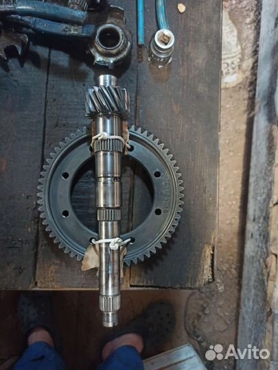 Главная пара кпп ваз (передний привод)