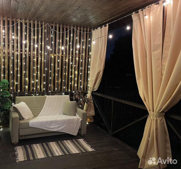 Шторы для веранды/шторы в беседку/кафе