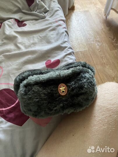 Шапка офисная(ушанка) армейская