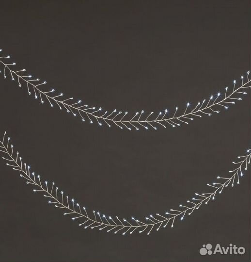 Кластерная гирлянда (нить) 720 LED, холодный белый