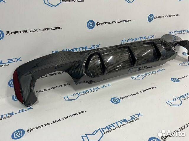 Диффузор BMW G30 карбон М стиль