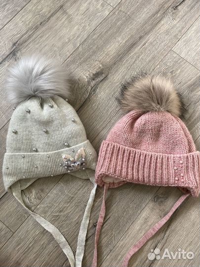 Шапка для девочки р48-50 (на 5 лет)