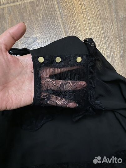 Bebe черный топ размер М